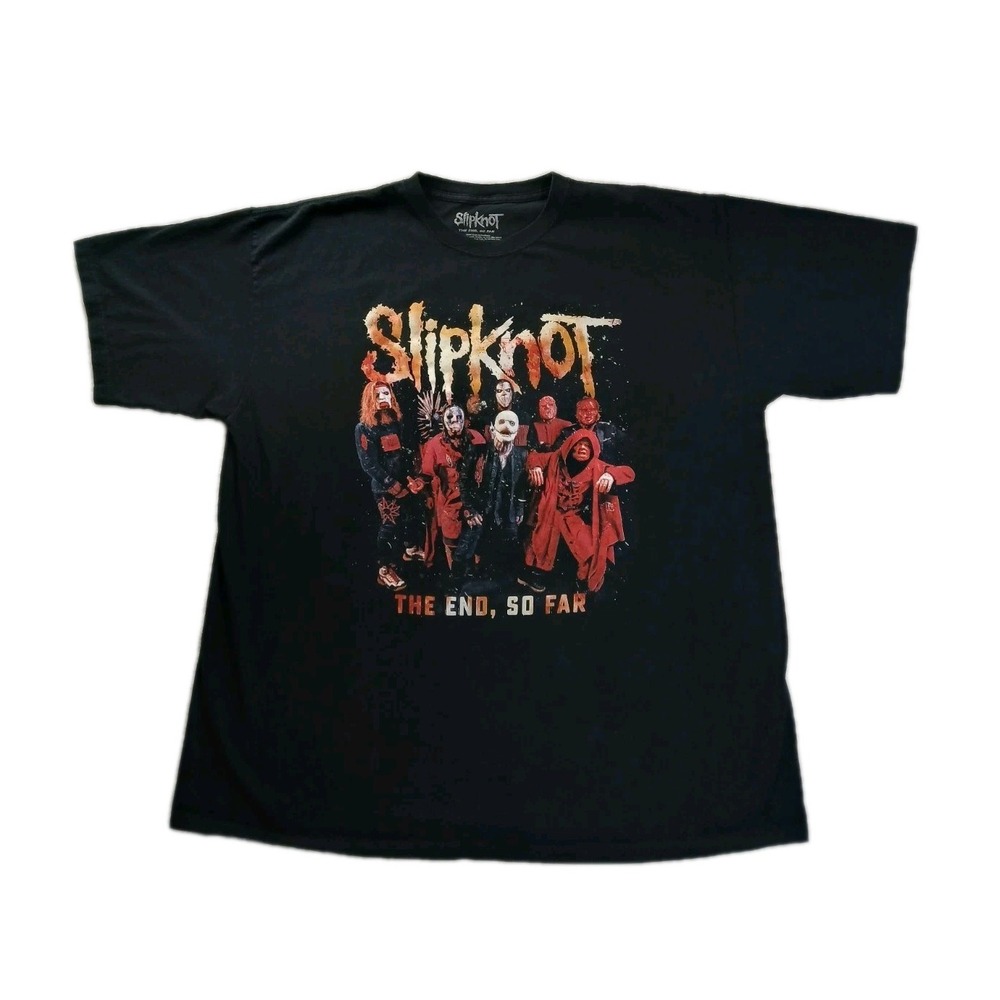 Slipknot The End So Far Double-Sided Mens T-Shirt Size 2XL* Rock Music Tshirt‎